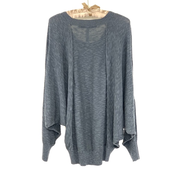 KENSIE | Vintage Gray Batwing Casual Knit Sweater - Picture 2 of 7